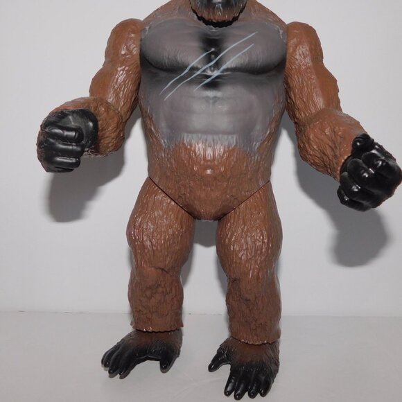 11" King Kong Toy Action Figure Skull Island 2020 Playmates Brown black ape - Picture 4 of 8